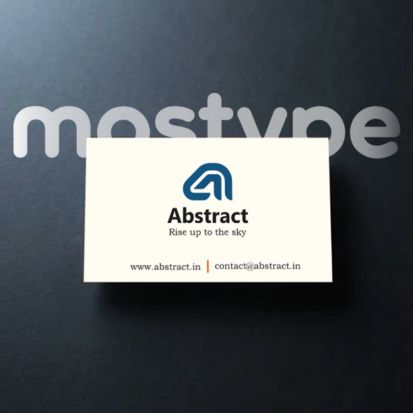 Ivory Touch Visiting Card