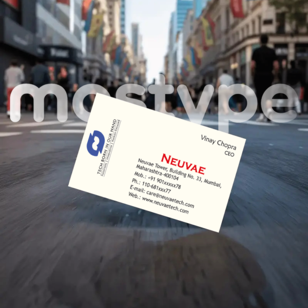 Soft Crest Visiting Card