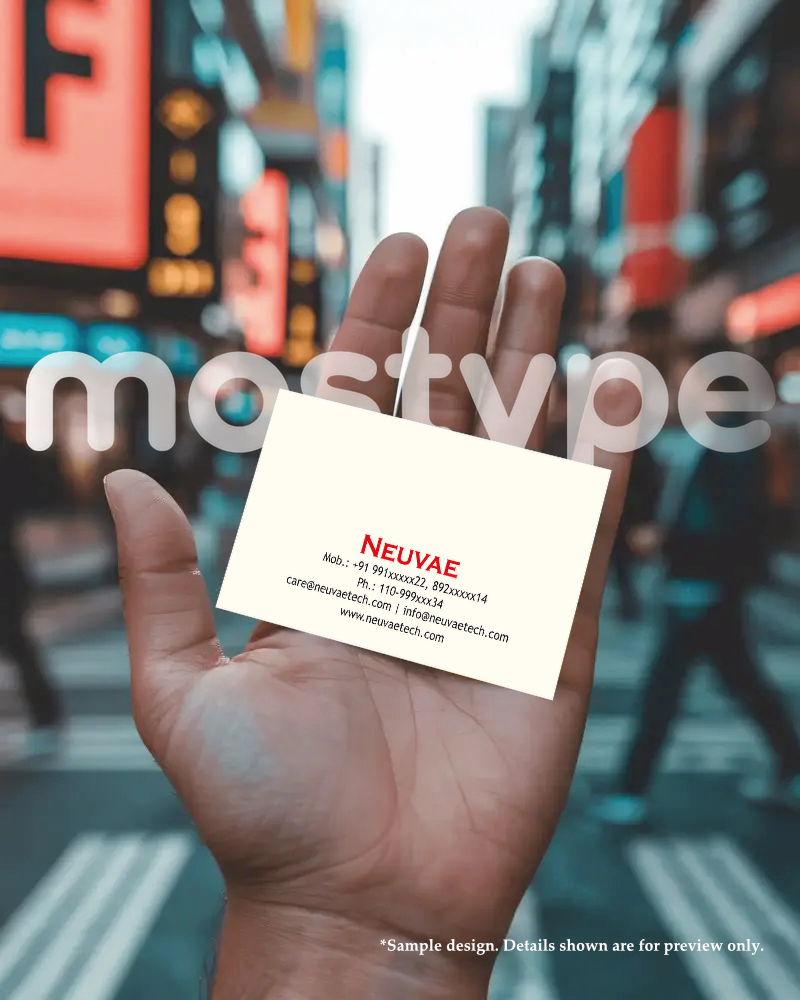 Soft Crest Visiting Card - Image 2