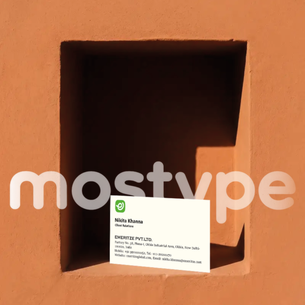 Pure Line Visiting Card