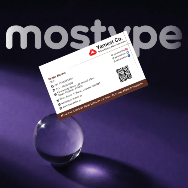 Executive Grid Visiting Card