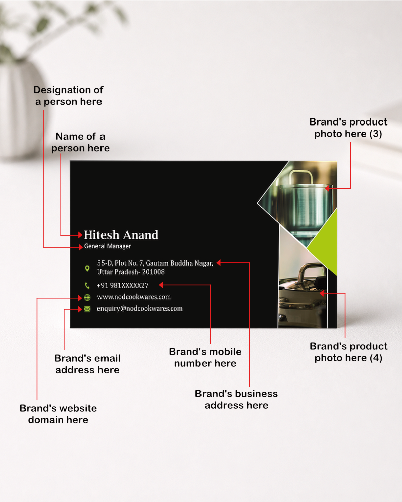 Axis Modern Visiting Card - Image 4